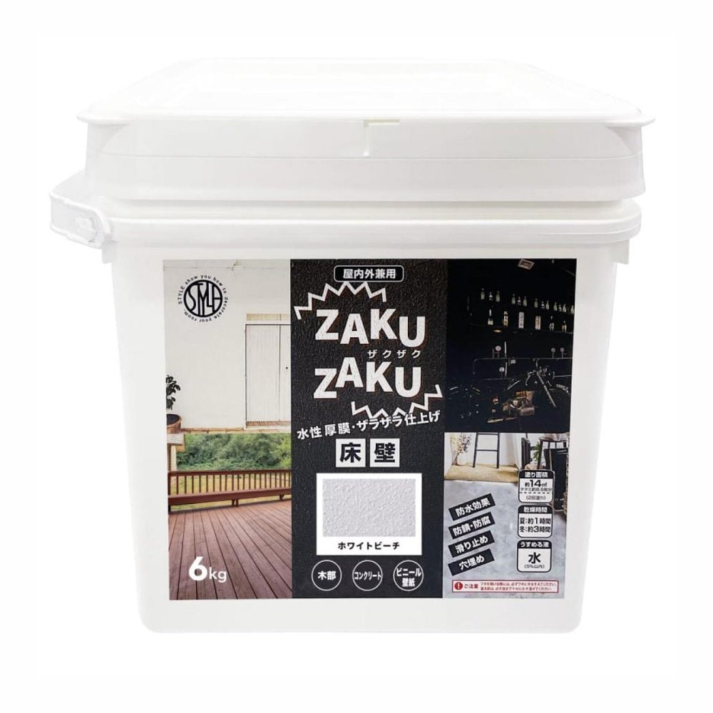 ニッペホームプロダクツ 水性塗料ZAKUZAKU 6kg ニッペホームプロダクツ 水性塗料ZAKUZAKU 6kg