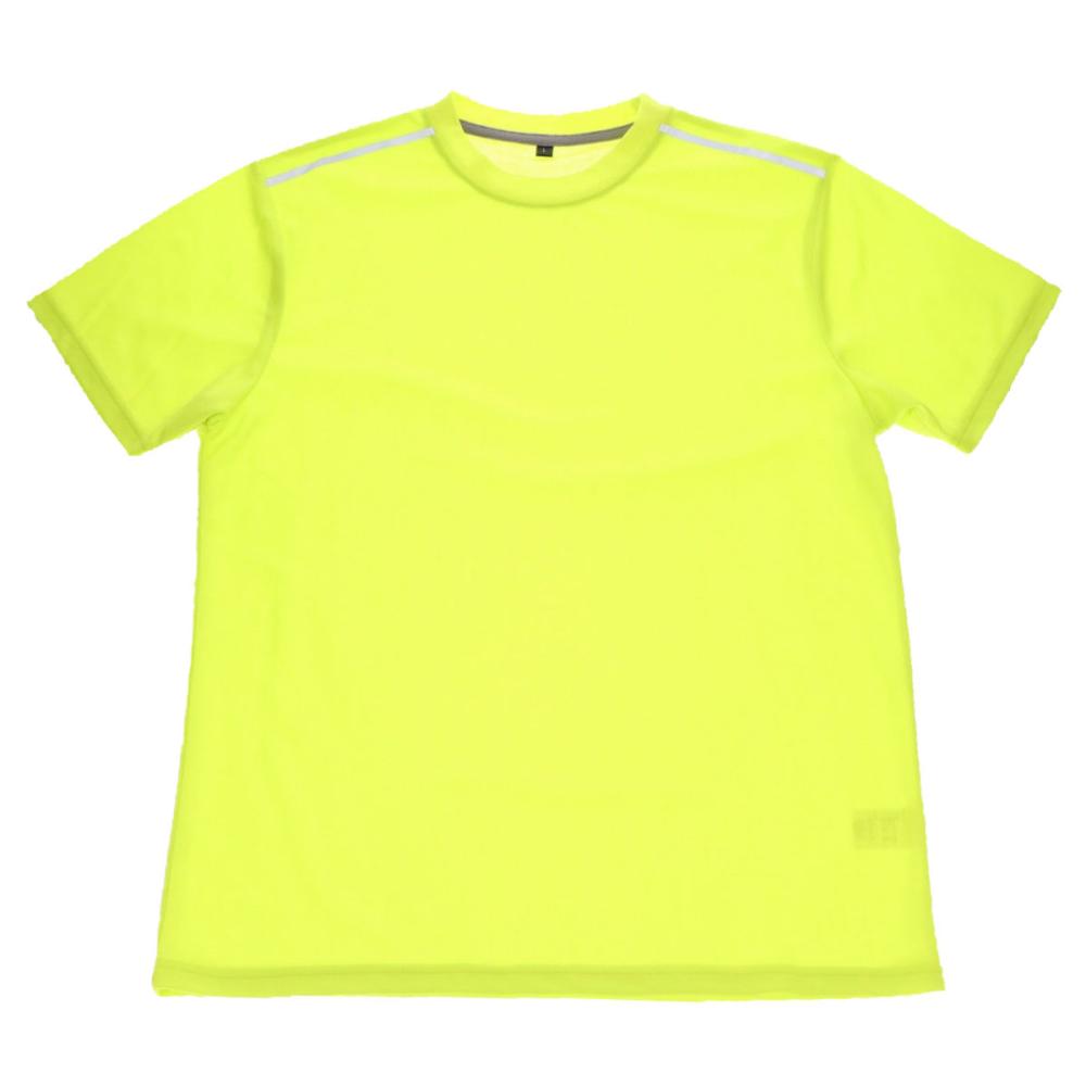 ドライメッシュTシャツ半袖 ライム 3L K23