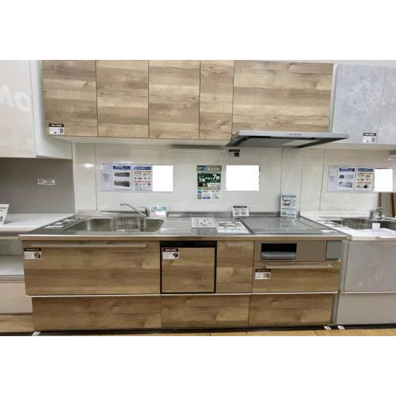 【展示品】　コメリオリジナル　システムキッチン　ＣＫスタンダード＋　間口２５５０ｍｍ　２２年製
