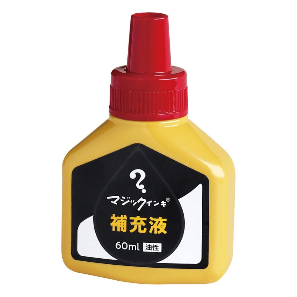 寺西　マジック補充インキ　６０ｍｌ　赤