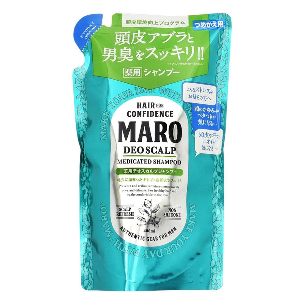 ネイチャーラボ　ＭＡＲＯ薬用デオスカルプシャンプー　詰替用　３８０ｍＬ