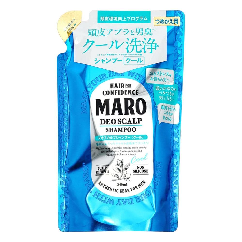 ネイチャーラボ MARO デオスカルプシャンプー クール 詰替用 340mL