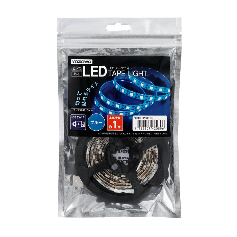ヤザワ LEDテープライト 電球色 1m TPL011WA の ヤザワ LEDテープライト 電球色 1m TPL011WA の