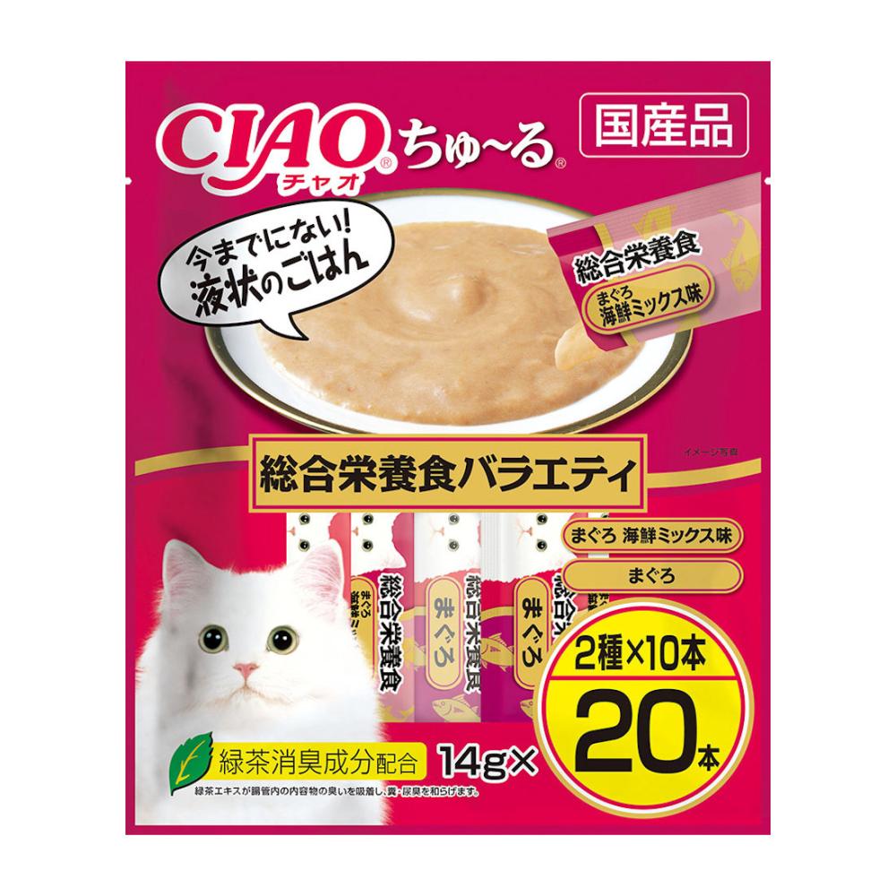 いなば CIAO(チャオ)ちゅ~る 総合栄養食バラエティ 14g×20