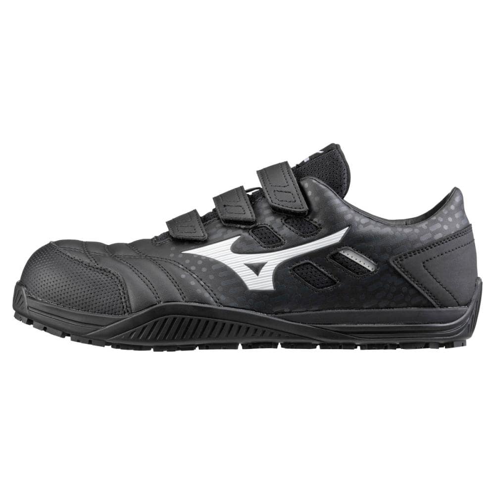 ミズノ　安全靴　ＡＬＭＩＧＨＴＹ　ＴＤ２２２Ｌ　ブラック×ホワイト　２５．０ｃｍ