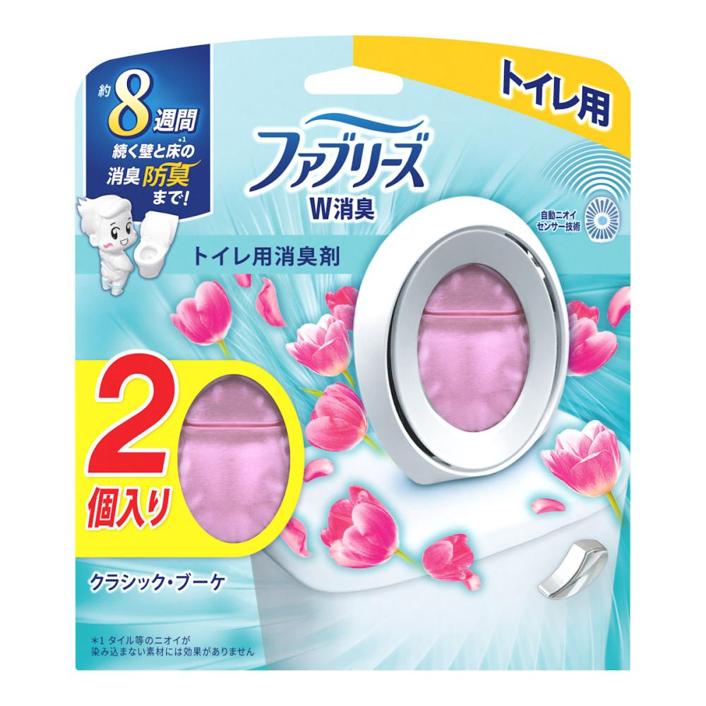 Ｐ＆Ｇ ファブリーズＷ消臭 トイレ用消臭剤 アップルガーデン ６