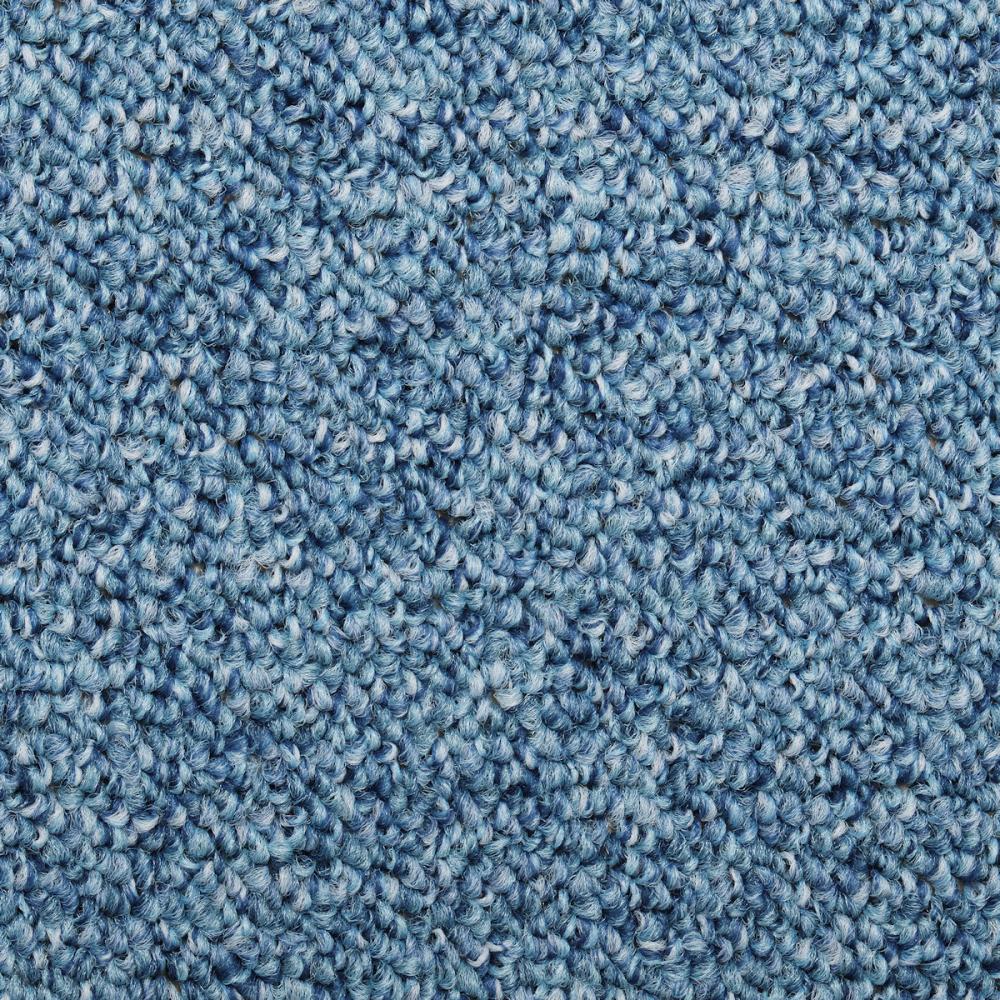 スミノエ カーペット クレモ 防ダニ ブルー 江戸間4.5畳 261×261cm