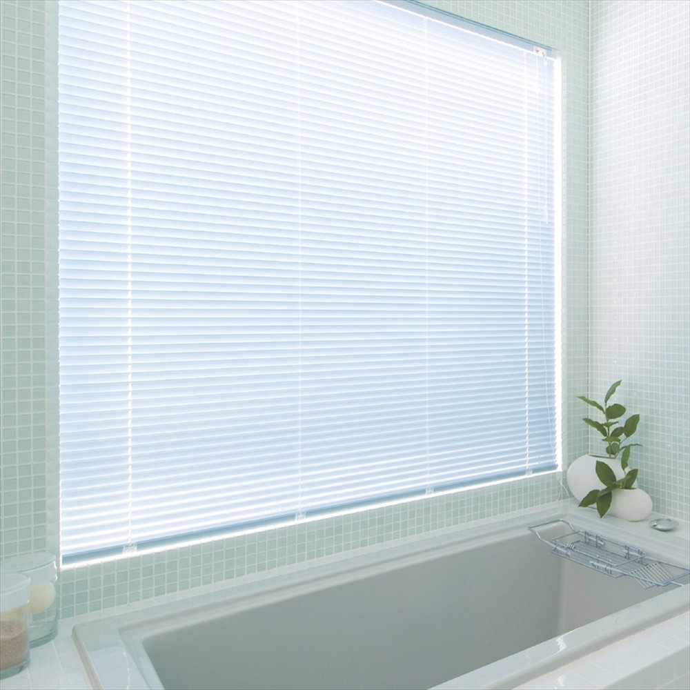 オーダーアルミブラインド　ニューレゾン浴窓　木目　幅３０～１００高１８１～２２０