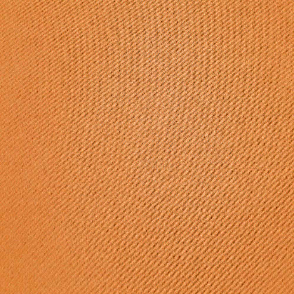 ドレープカーテン　オーブ　防炎　オレンジ　ＯＲＡＮＧＥ　１００×１３５ｃｍ　２枚組