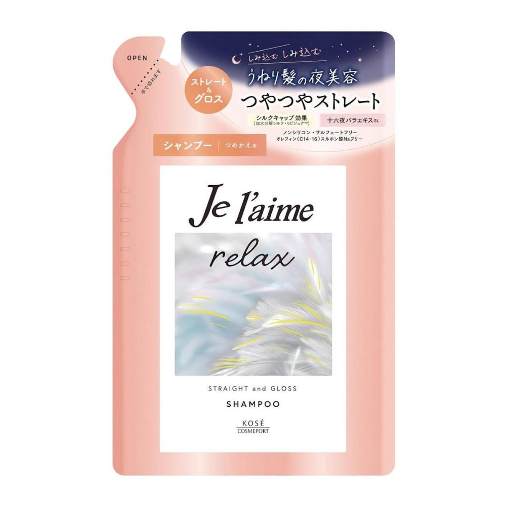 コーセー　ジュレームリラックス　ミッドナイトリペアシャンプー　ストレート＆グロス　詰め替え用　３４０ｍＬ