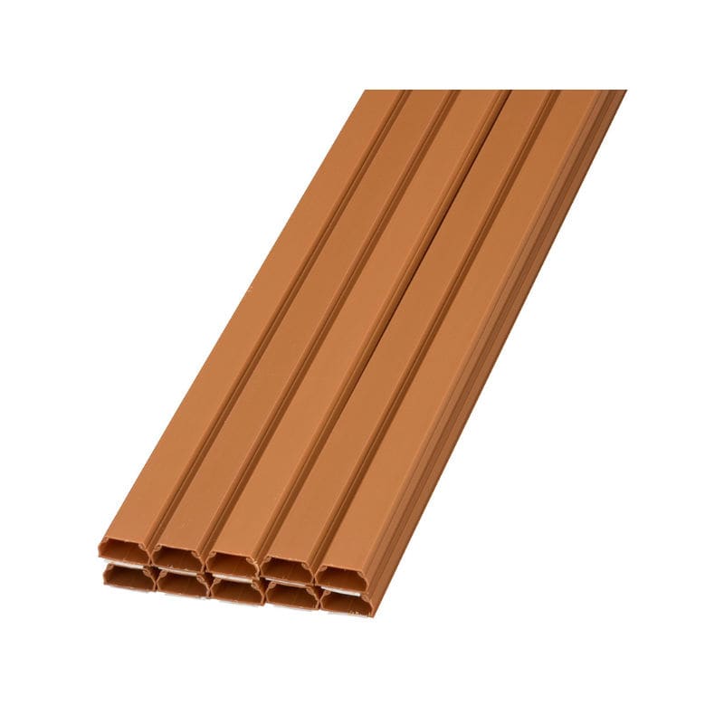 オーム電機　テープ付きＡＢＳモール　ブラウン３号　１ｍ　１０本入り　ＤＺ－ＡＭＴ３１－Ｔ／１０Ｐ