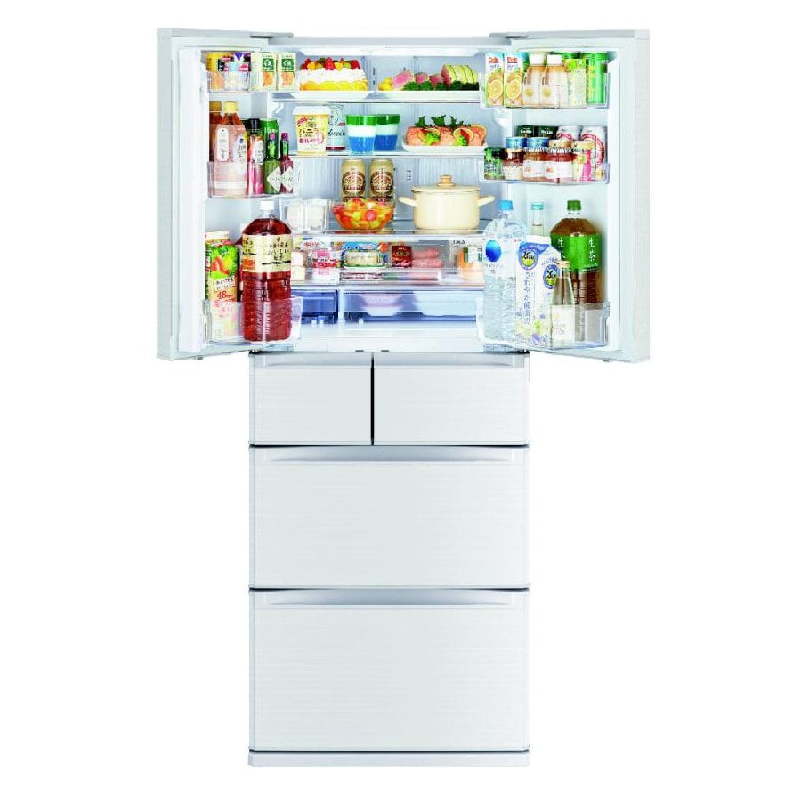 三菱電機 ６ドア冷蔵庫 ４７０Ｌ ホワイト ＭＲ－ＪＸ４７ＬＴＪ の 