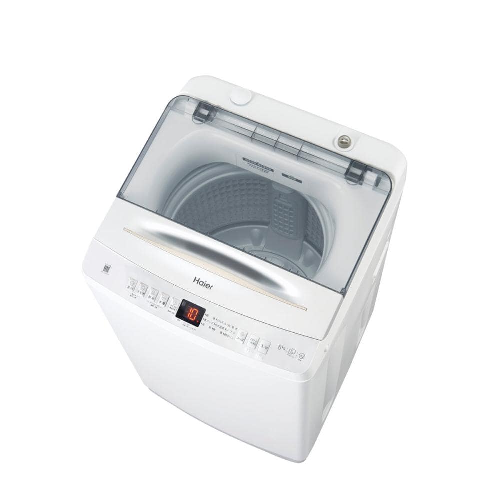 ハイアール 全自動洗濯機 ８．０ｋｇ ホワイト ＪＷ－ＵＤ８０Ａ（Ｗ 
