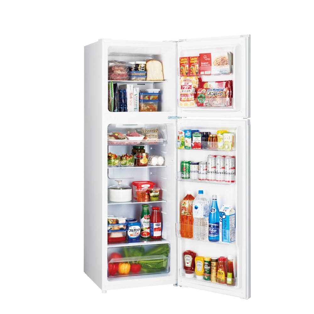 ハイアール　２ドア冷蔵庫　２４６Ｌ　ホワイト　ＪＲ－２５Ａ（Ｗ）
