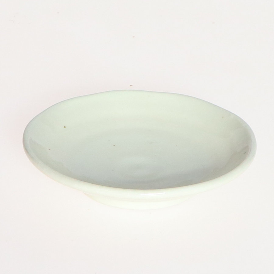 白羊苑 軽量食器 豆皿 9cm 粉引
