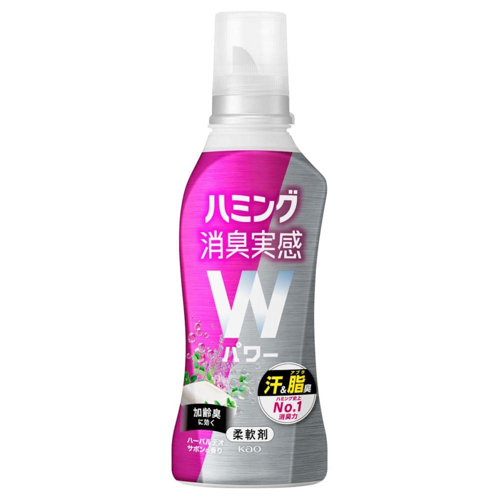 花王　ハミング消臭実感Ｗパワー　ハーバルデオサボン　本体　５１０ｍＬ