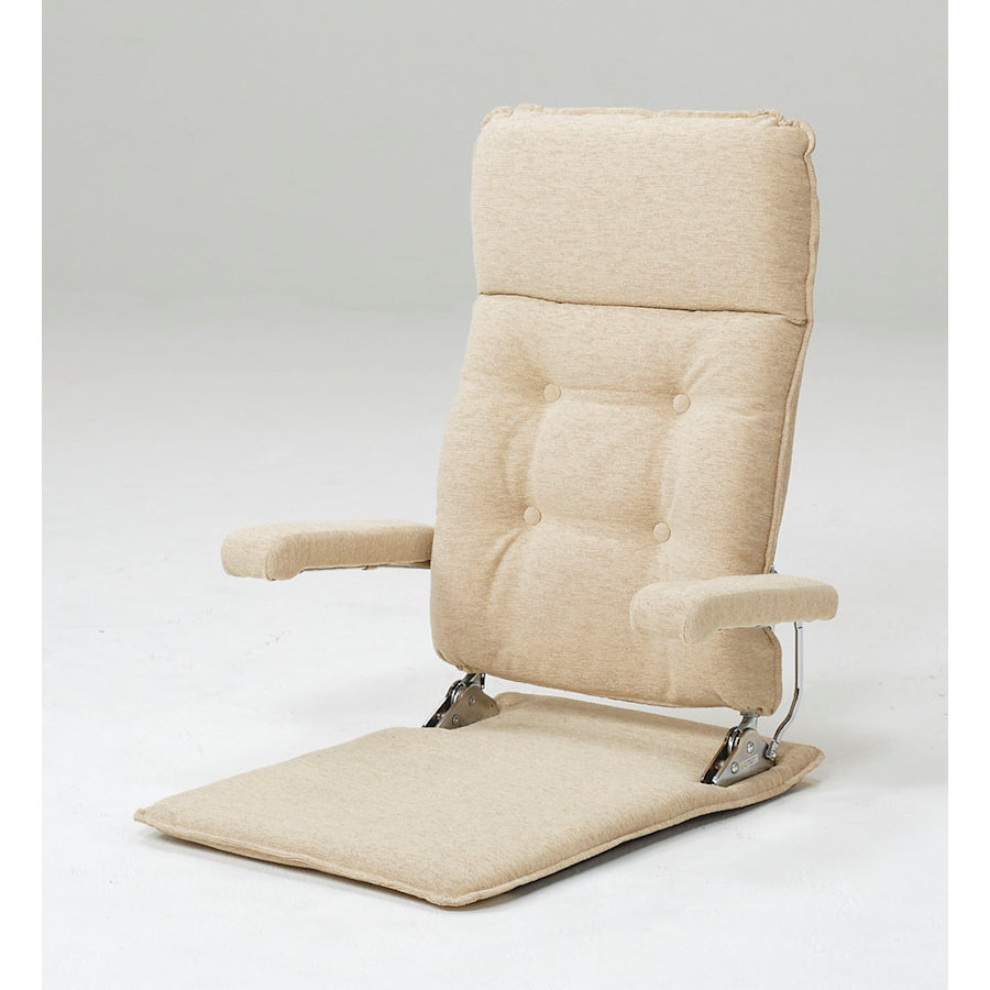 光製作所　肘はねあげ式リクライニング座椅子　国産　ＭＦクルーズ　キャメル　Ｃ－ＣＭ