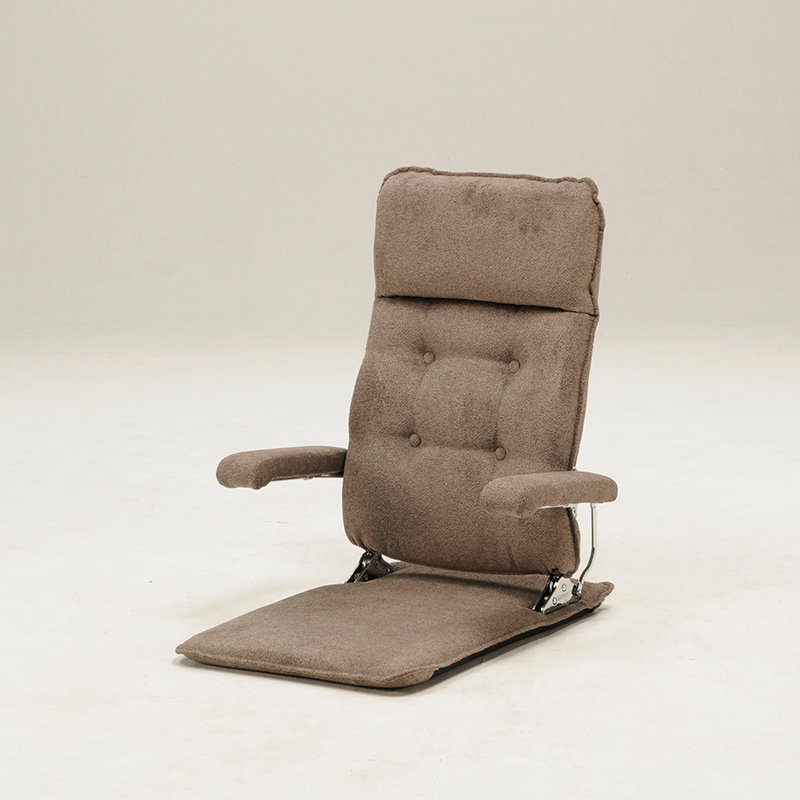 光製作所　肘はねあげ式リクライニング座椅子　国産　ＭＦクルーズ　コーヒーブラウン　Ｍ－ＣＢ