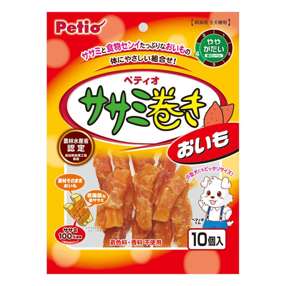 ペティオ　ササミ巻き　おいも　１０個入り