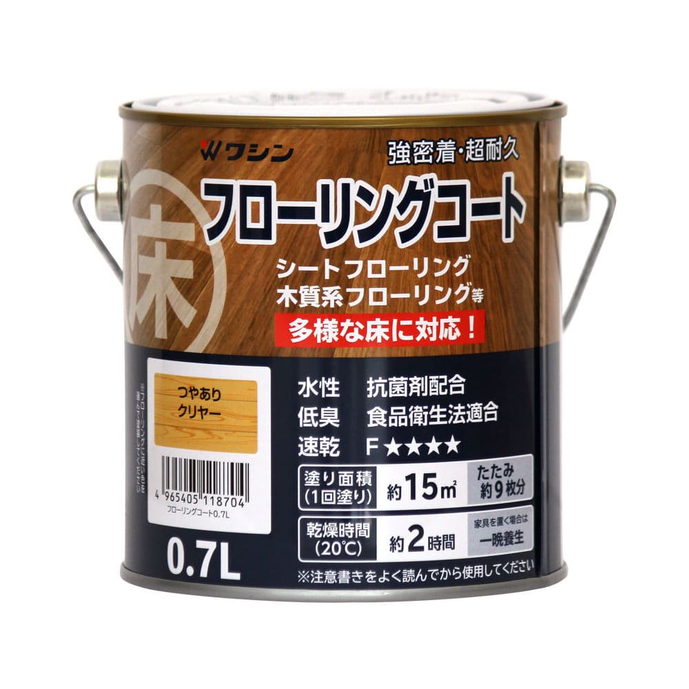 和信ペイント　フローリングコート　つやありクリヤー　０．７Ｌ