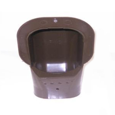 因幡(イナバ) スリムダクトLD ウォールコーナー (壁面取り出し) 5個セット ブラウン LDW70B-05P