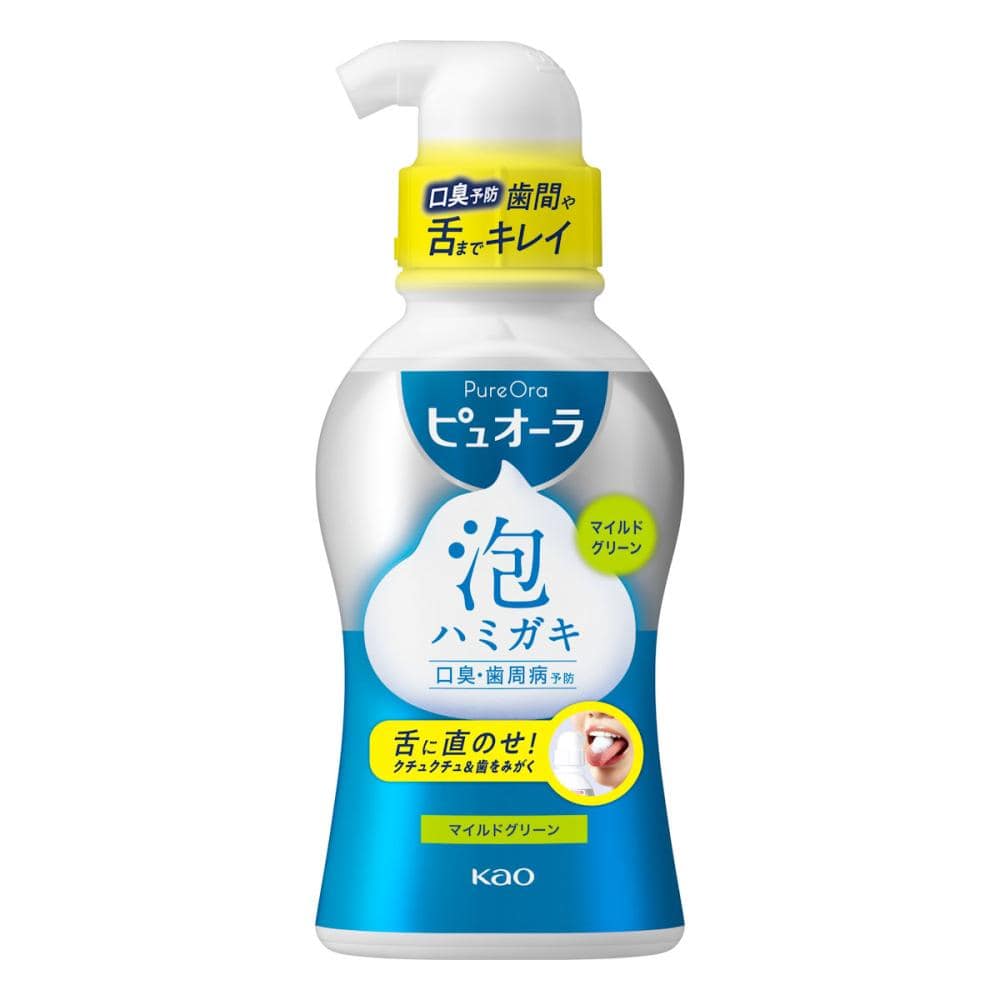 花王 ピュオーラ 泡ハミガキ マイルドグリーンの香味 190mL