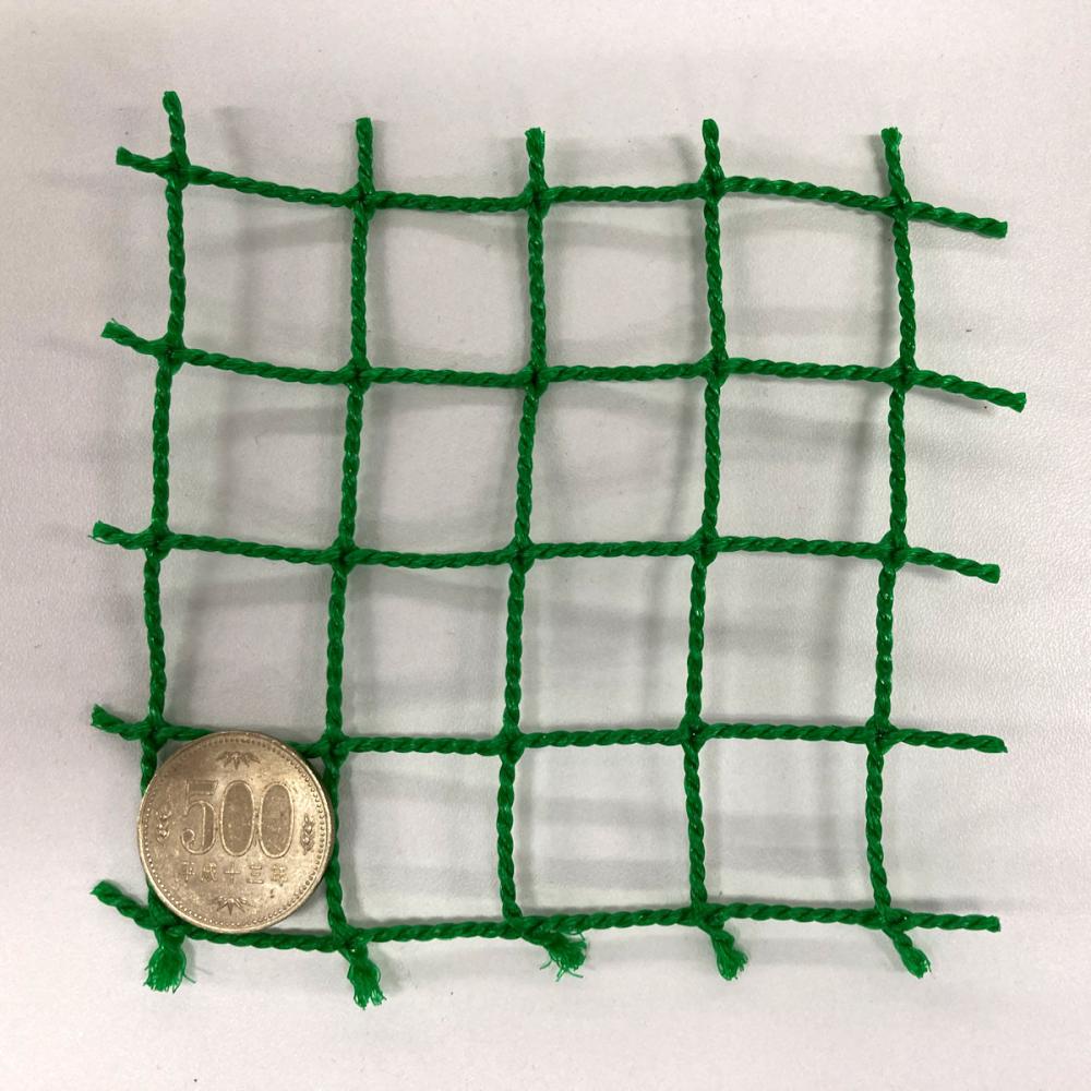 無結ゴルフネット 緑 25mm目 6m幅 加工品 の通販