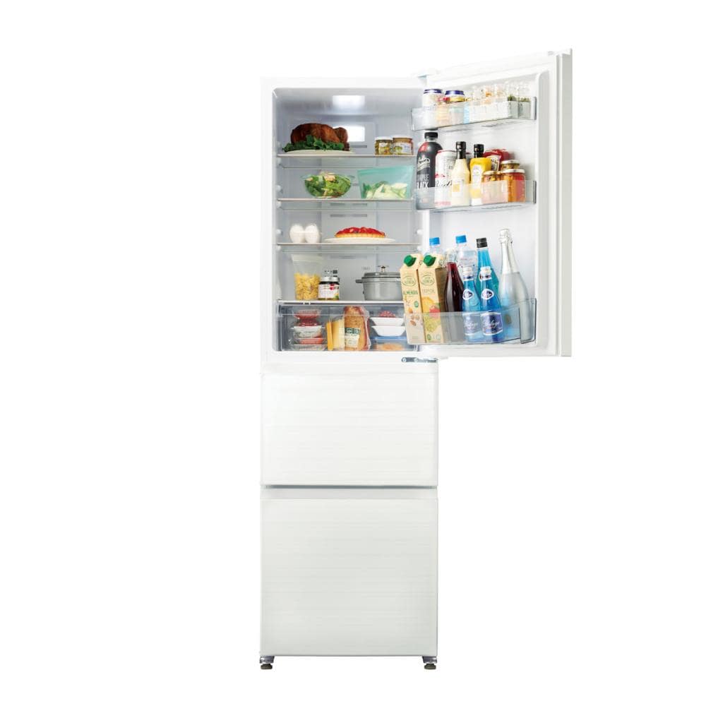 ハイアール　３ドア冷蔵庫　３３５Ｌ　ホワイト　ＪＲ－ＣＶ３４Ｂ（Ｗ）