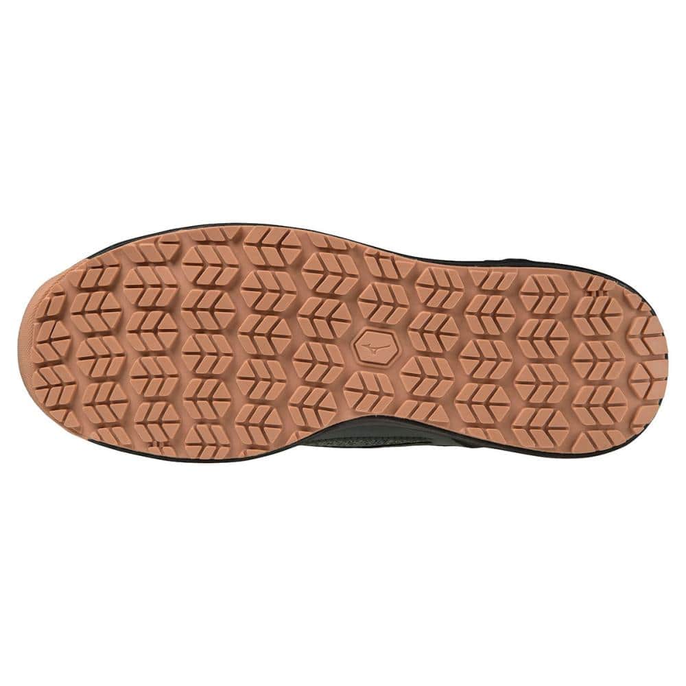 ミズノ　安全靴　ＡＬＭＩＧＨＴＹ　ＬＳ２　ＢＯＡ７３Ｍ　ミッドカット　カーキ　２４．５ｃｍ