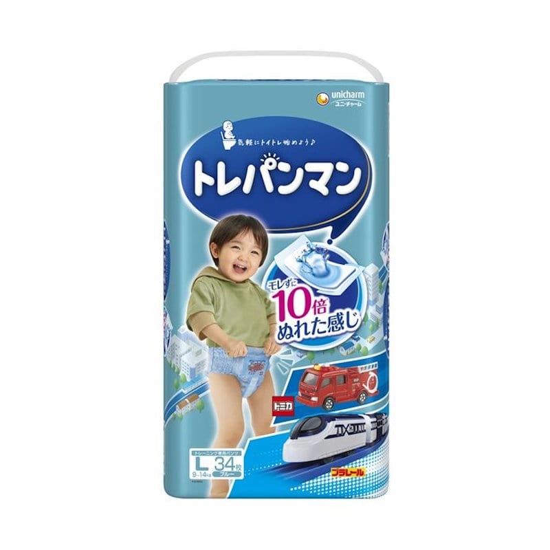 ユニ・チャーム トレパンマン ブルー L 34枚