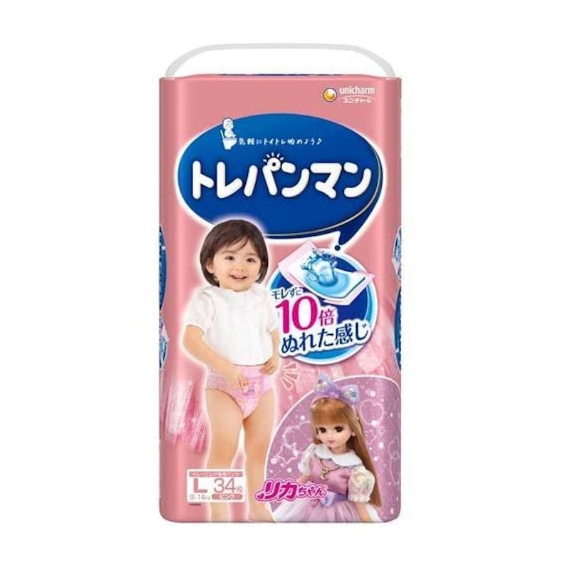 ユニ・チャーム トレパンマン ピンク L 34枚