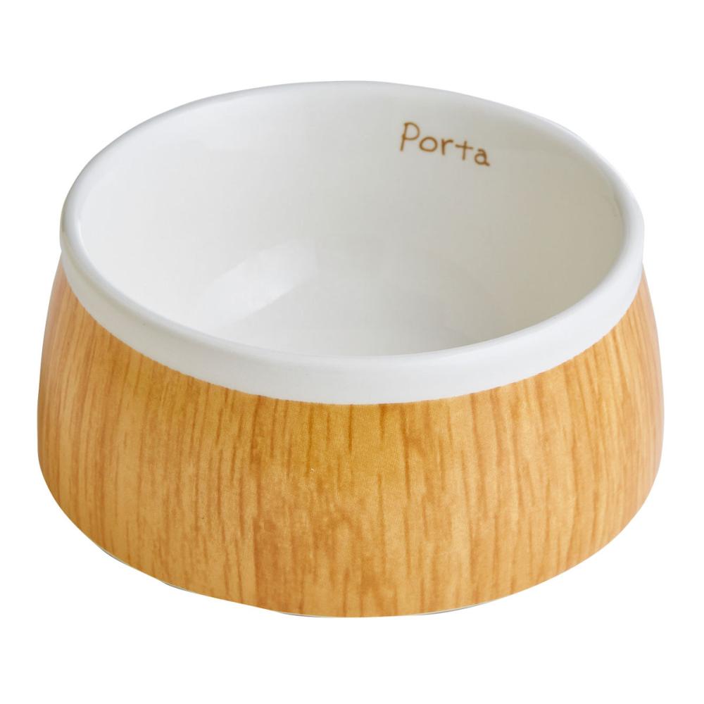 ペティオ　Ｐｏｒｔａ　木目調　陶器食器　Ｍサイズ