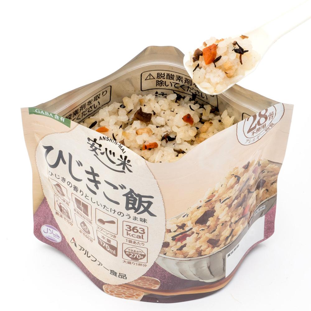 アルファー食品　コメリドットコム　の通販　安心米ひじき飯　１００ｇ　ホームセンター