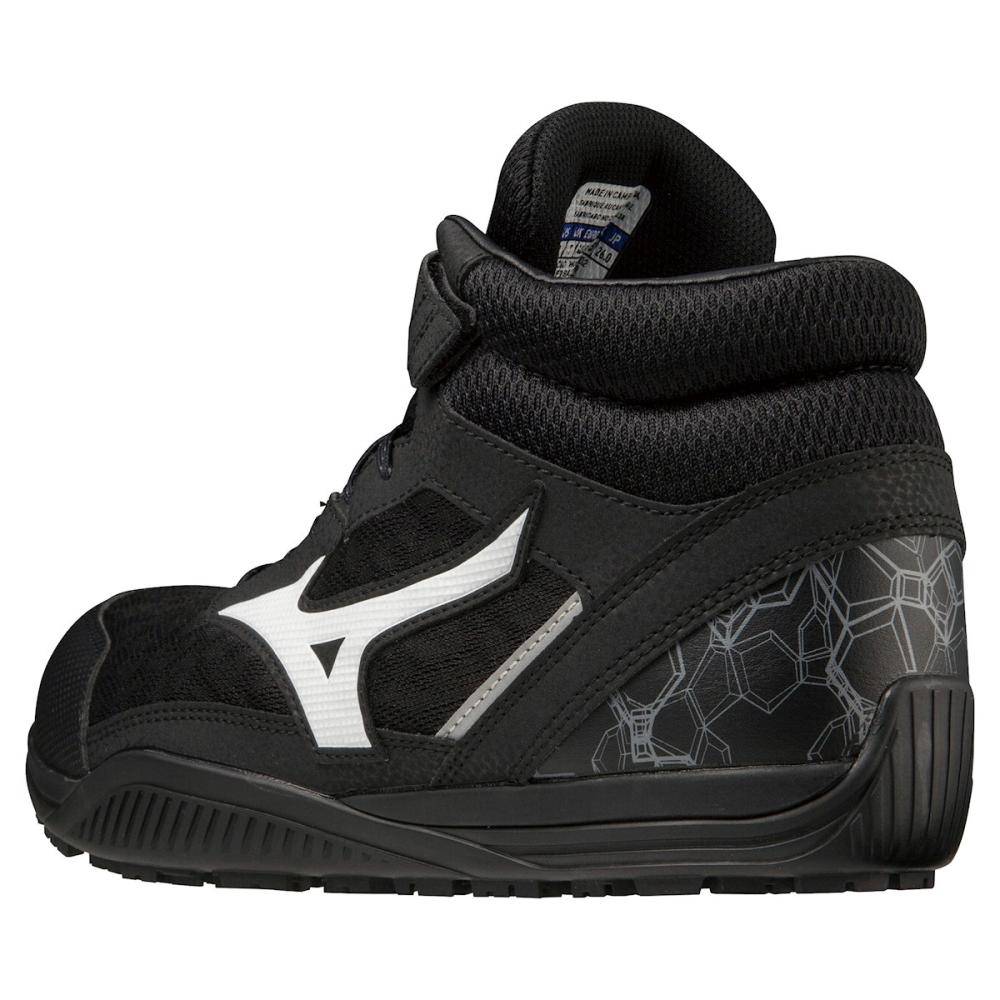 ミズノ　安全靴　ＡＬＭＩＧＨＴＹ　ＳＤ２　１３Ｈ　ブラックホワイト　２６．０ｃｍ