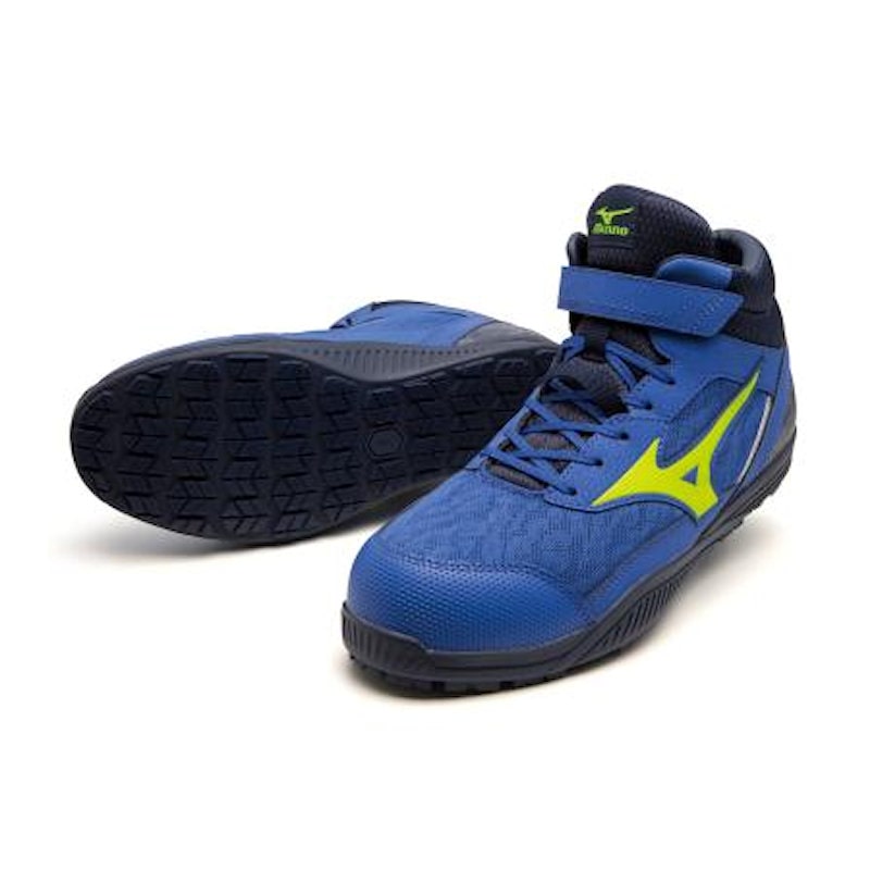 ミズノ　安全靴　ＡＬＭＩＧＨＴＹ　ＳＤ２　１３Ｈ　ブルーイエロー　２６．５ｃｍ