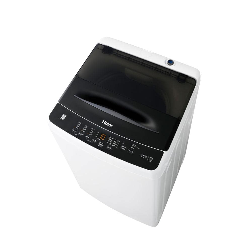 ハイアール　全自動洗濯機　４．５ｋｇ　ブラック　ＪＷ－Ｕ４５Ｂ（Ｋ）