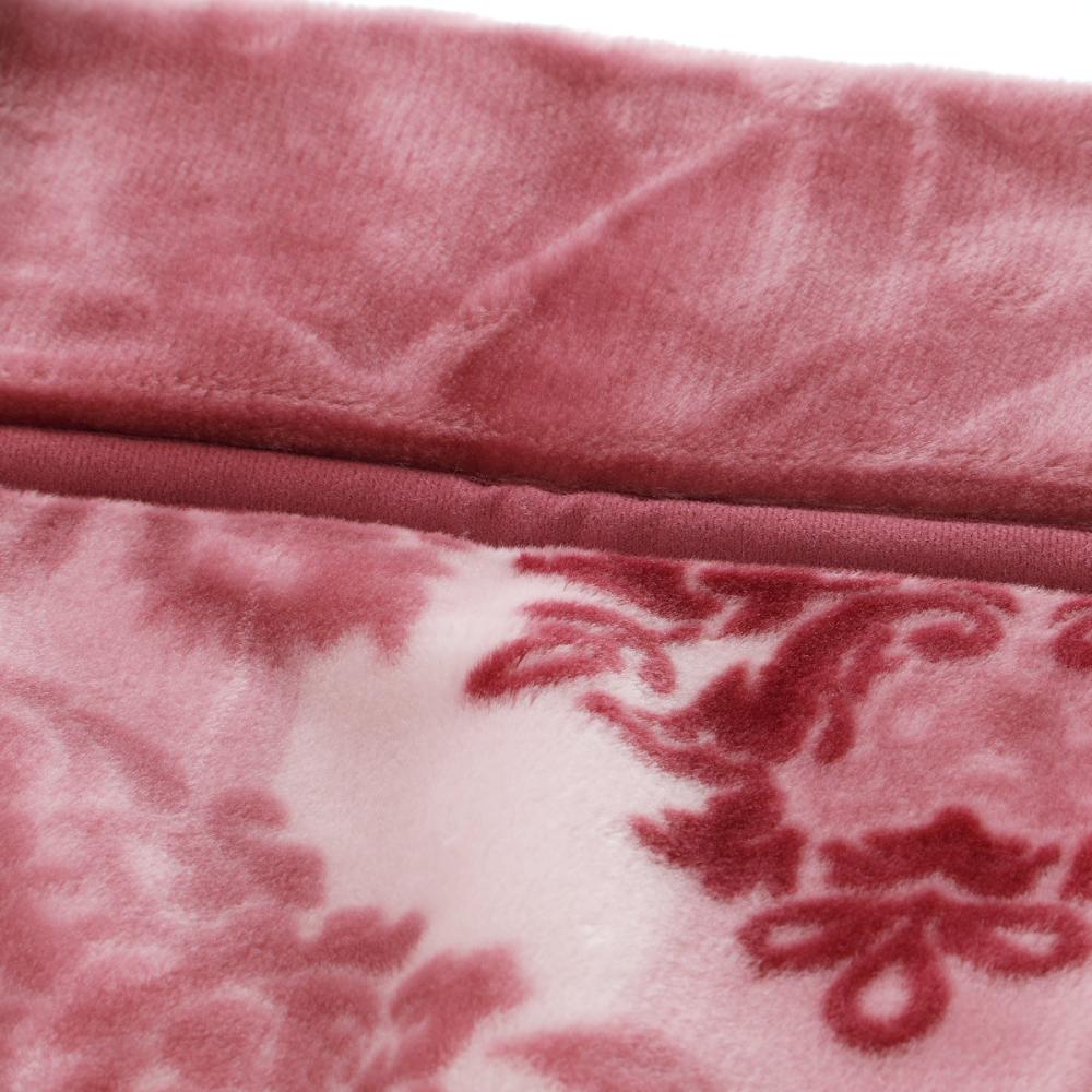昭和西川　２枚合わせ毛布　Ｊ－００３　１．８ｋｇ　ピンク　１４０×２００ｃｍ