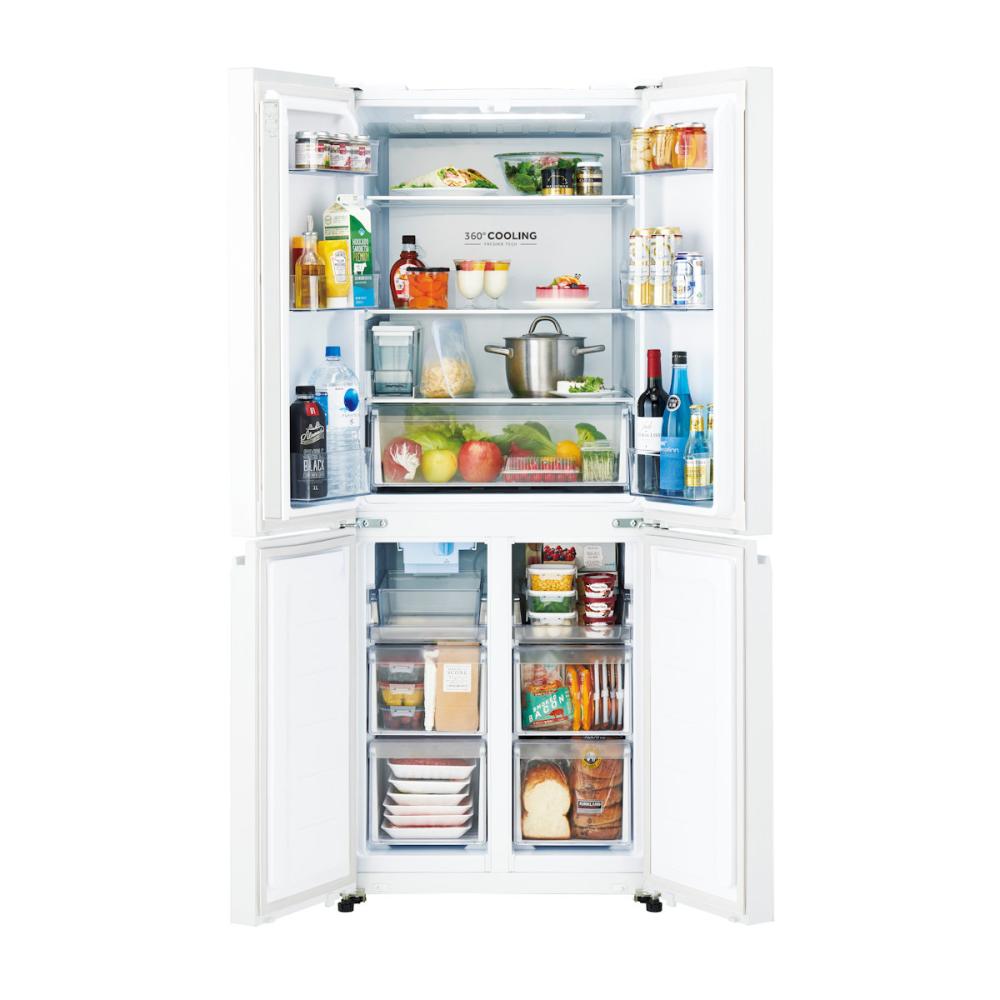 ハイアール　４ドア冷蔵庫　４０６Ｌ　ホワイト　ＪＲ－ＧＸ４１Ａ（Ｗ）