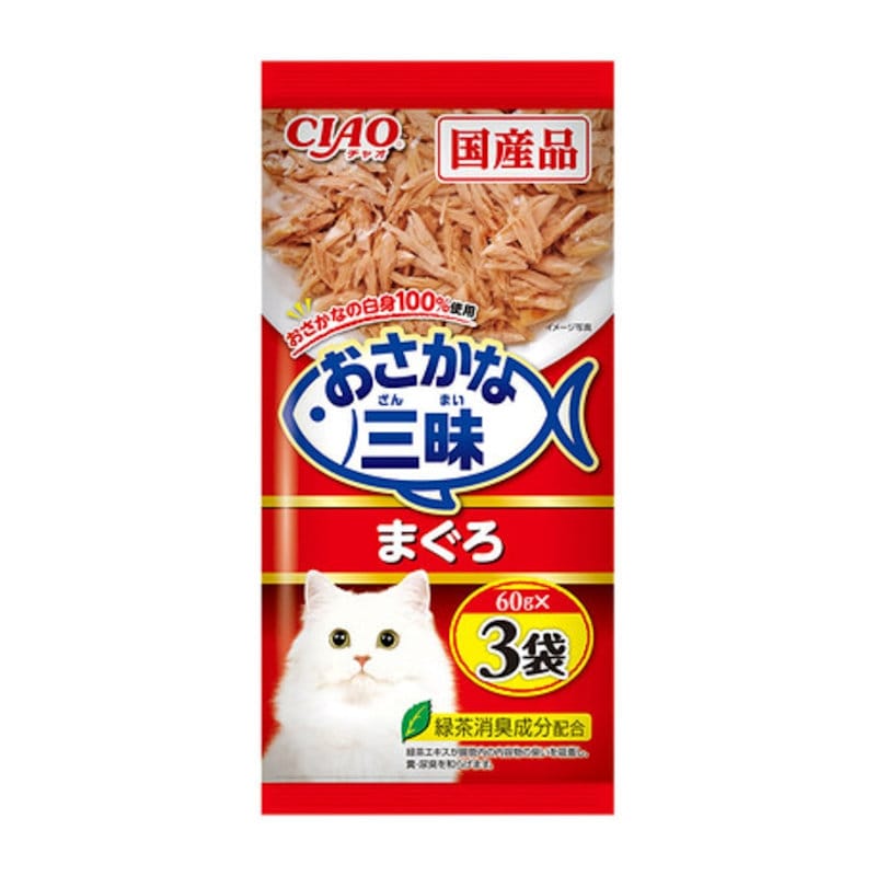 CIAO おさかな三昧 まぐろ 60g×3