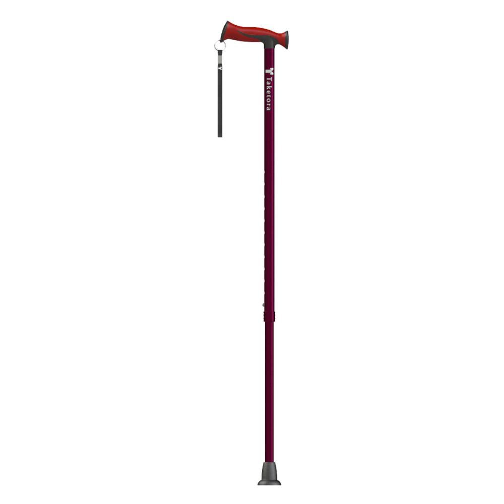 竹虎　バンブーステッキ　ワイド　ワインレッド