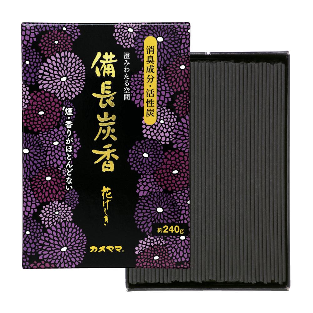 カメヤマ　花げしき　備長炭　徳用大型　２４０ｇ