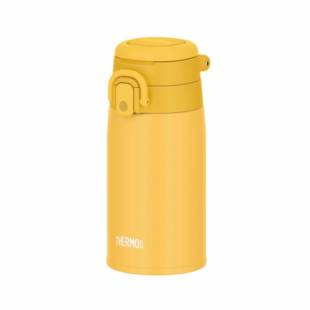 サーモス 真空断熱ケータイマグ 折りたためるキャリーハンドル付き 400mL イエロー JOS-400 Y