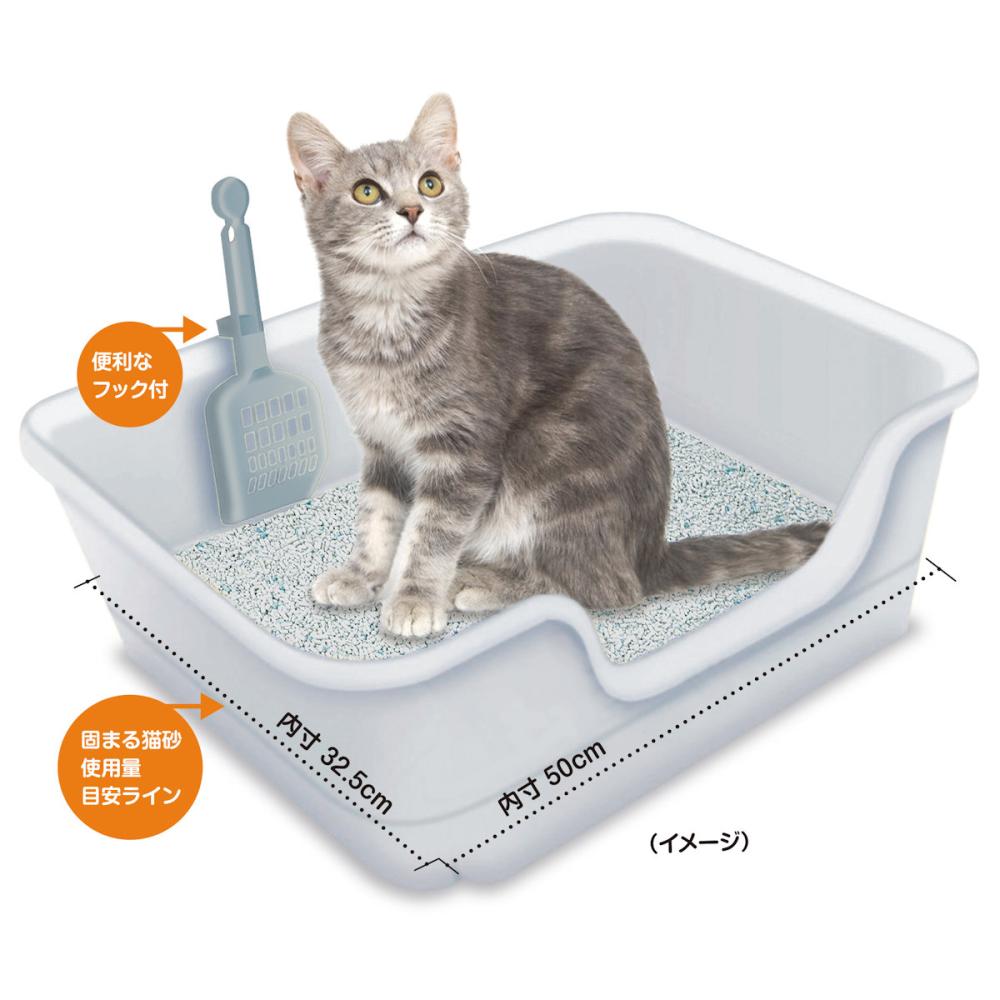 ライオン　獣医師開発猫トイレ　ニオイをとる砂専用　ナチュラルグレー