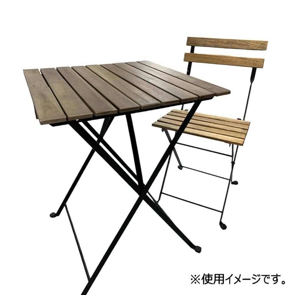 Ｂｒｅｅｚｙ　Ｇｒｅｅｎ　折り畳みカフェテーブル