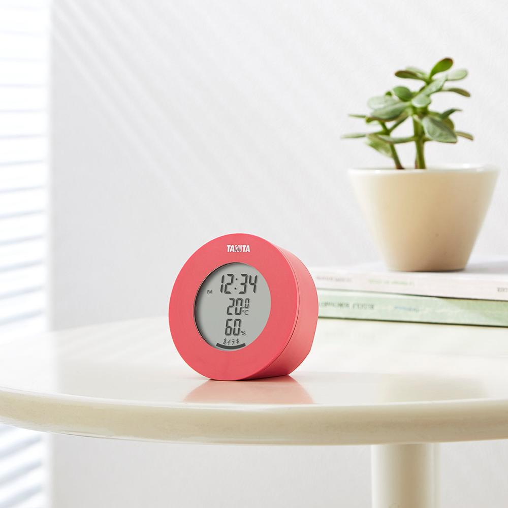 タニタ　デジタル温湿度計　ピンク　ＴＴ５８５ＰＫ