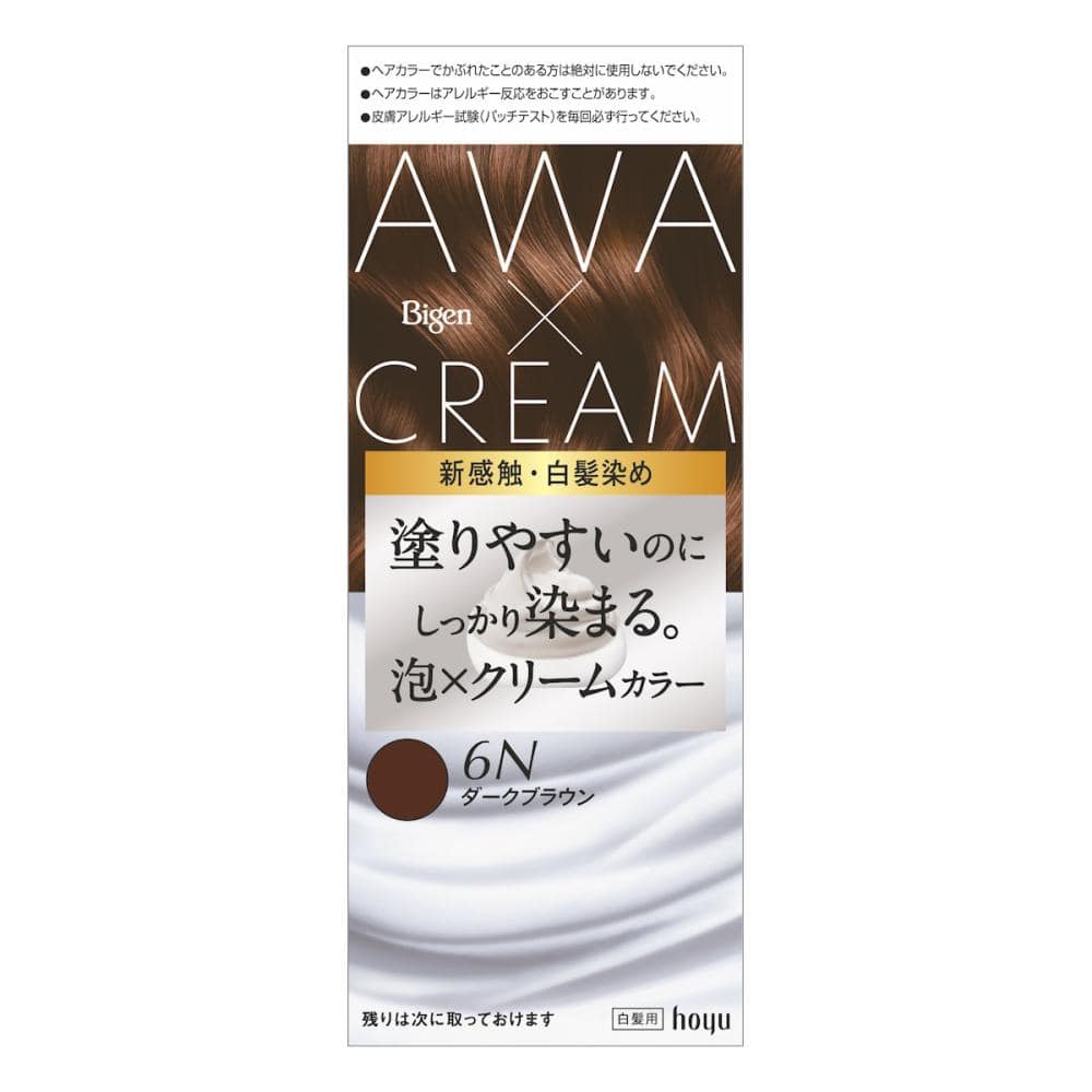 ホーユー ビゲン 泡クリームカラー 6Nダークブラウン