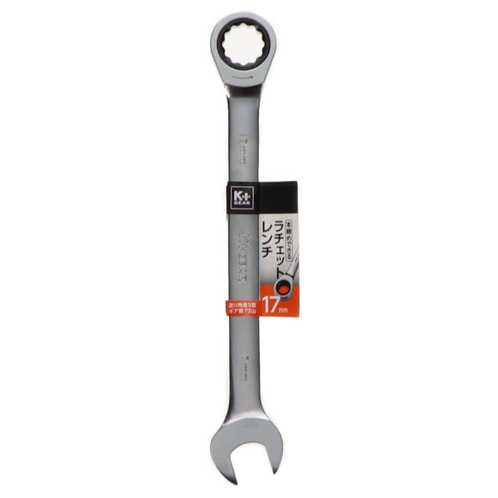 Ｋ＋ＧＥＡＲ　ラチェットレンチ　１７ｍｍ