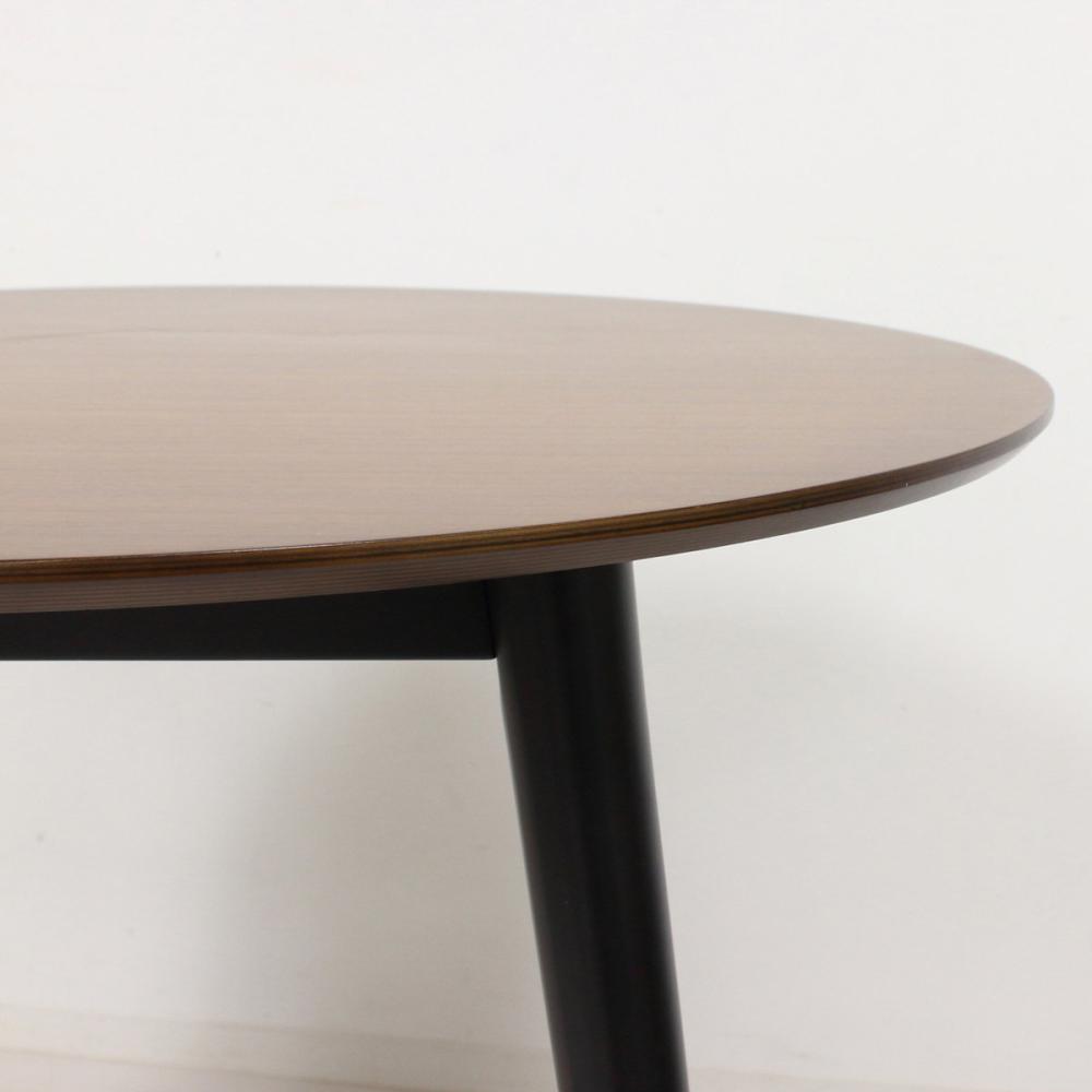 クロシオ　ダイニングテーブル　フェブラ　ブラウン　直径９０ｃｍ　４２６２