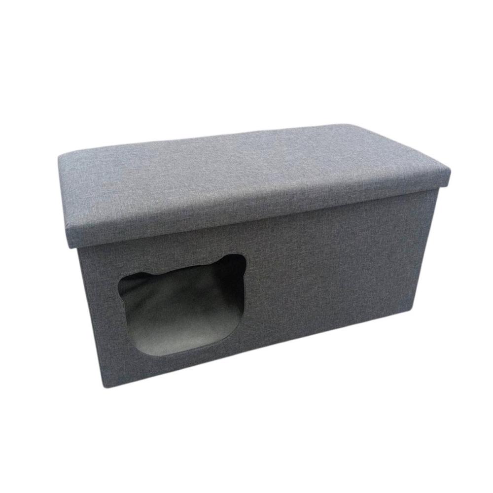 Ｐｅｔａｍｉ　ペットスツール　ダブル　グレー