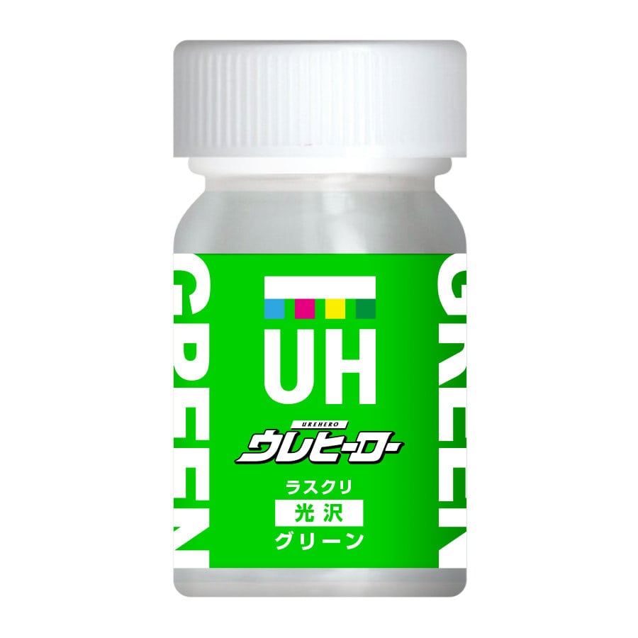 斎藤塗料 ウレヒーロー ラスクリ 1009 15ml グリーン